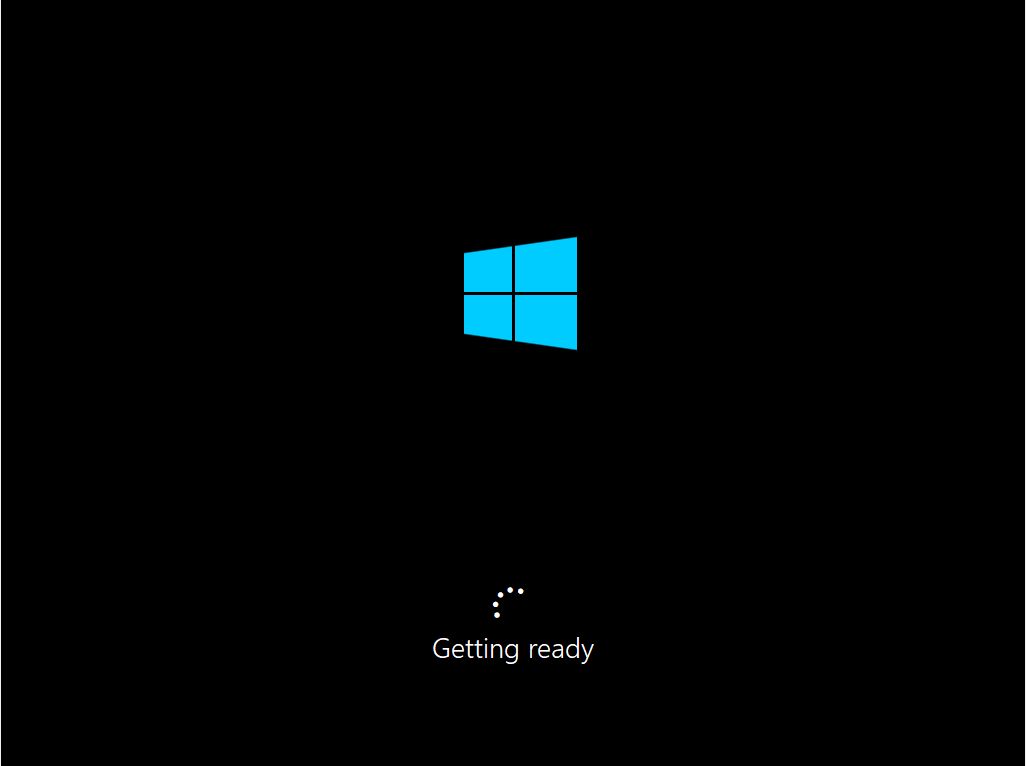 Install Windows 10 getting ready