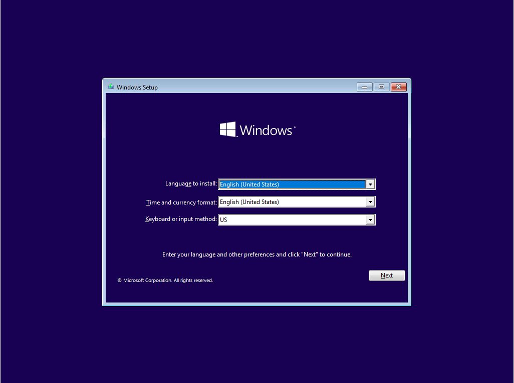 windows 10 pro setup free download