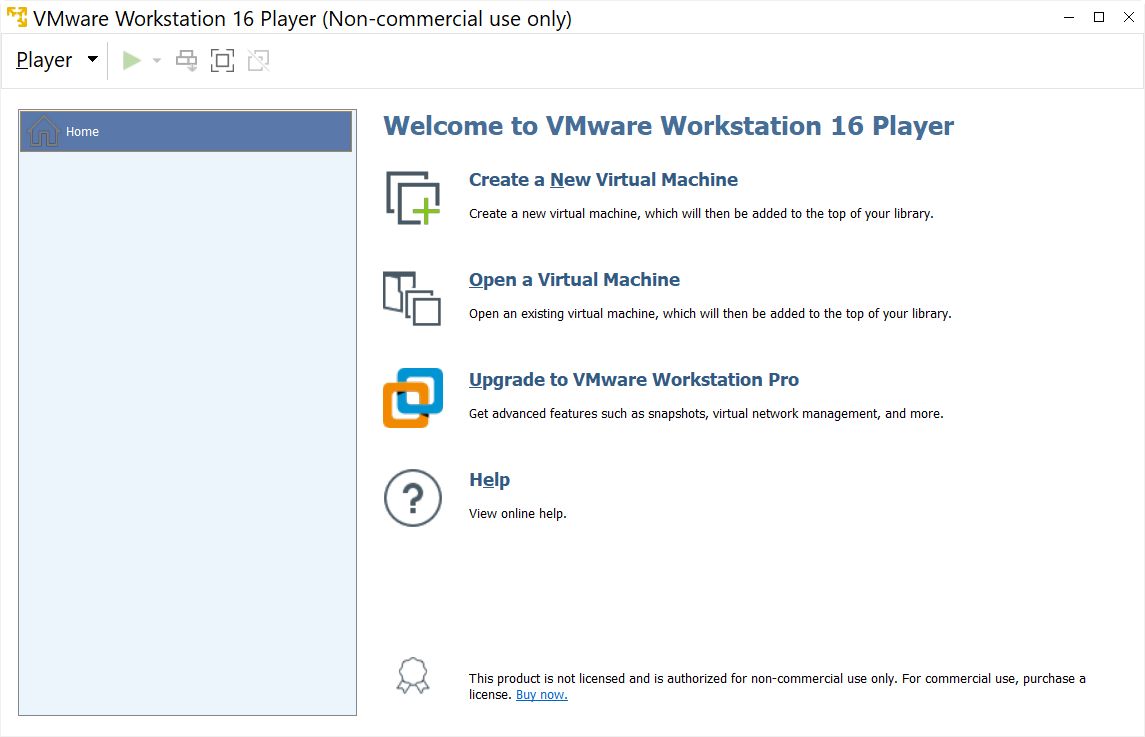 vmware workstation player 16 tools download