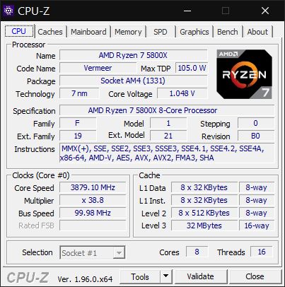 CPU-Z - BinaryFork.com