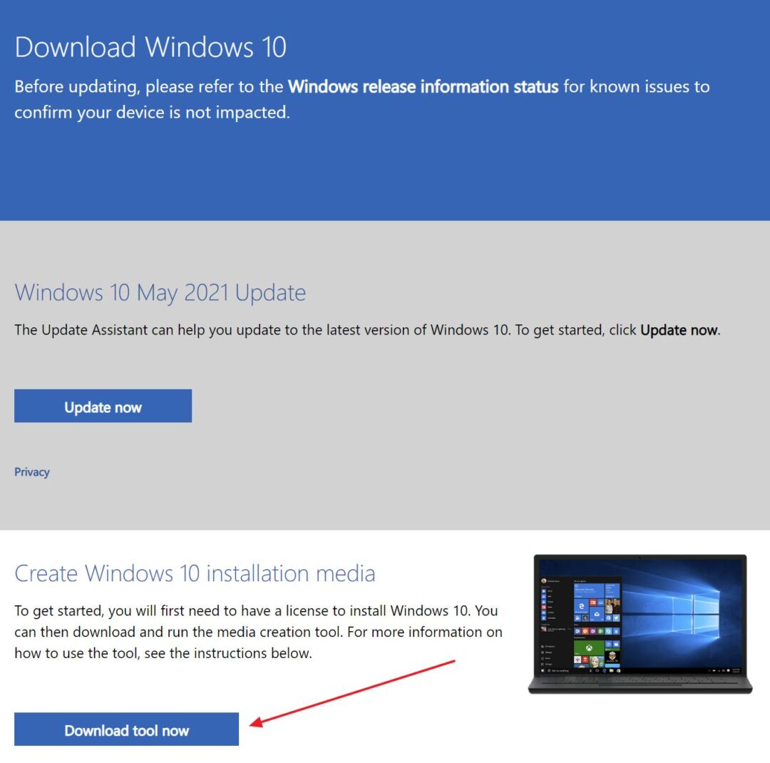 download windows 10 directly from microsoft