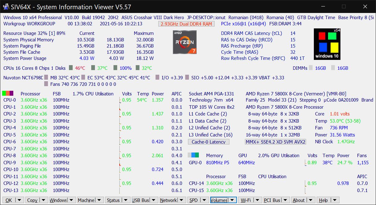 SIV System Information Viewer - BinaryFork.com