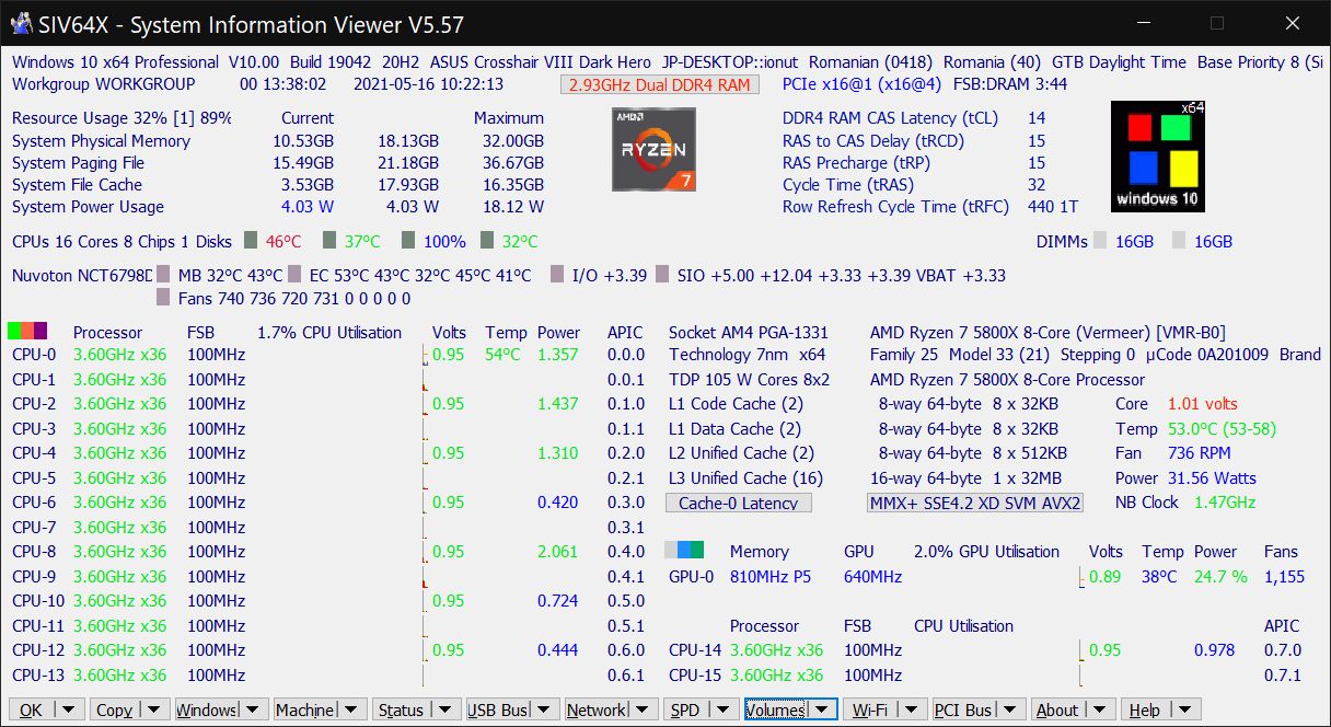 SIV 5.71 (System Information Viewer) for mac download free