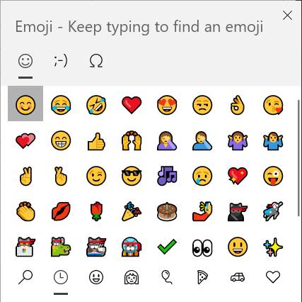 Windows 10 emoji keyboard - BinaryFork.com