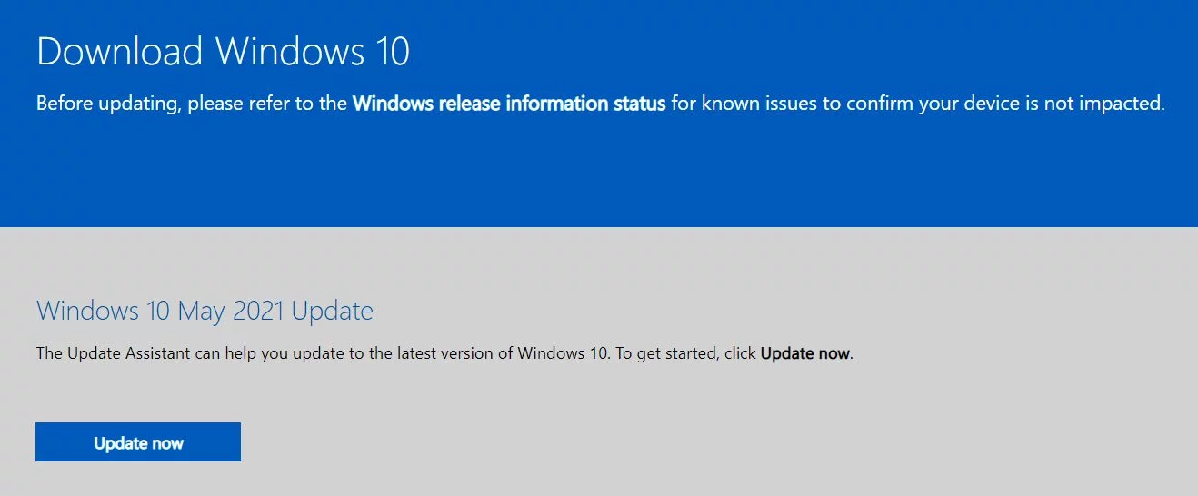 download windows 10 upgrade assistant