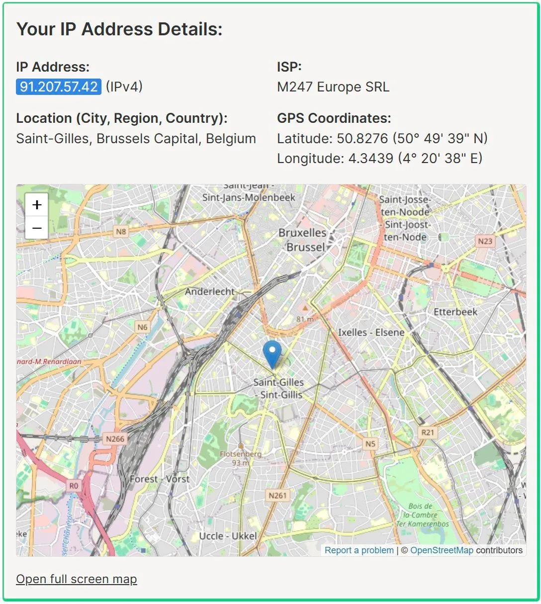 ip address details tool