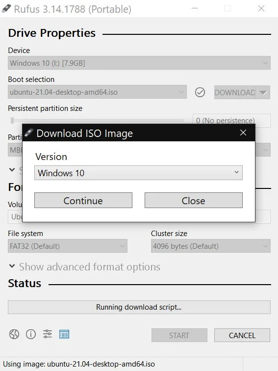 rufus download windows iso image