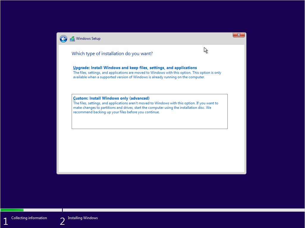 Windows 11 Upgrade vs. Benutzerdefiniert installieren