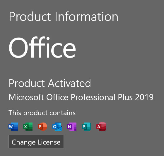 microsoft office est activé