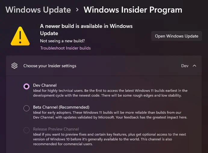 Gli utenti Insider di Windows 11 non riceveranno le nuove build Dev se il PC non soddisfa i requisiti