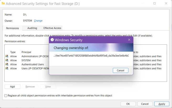 So übernimmst du das Eigentum an Dateien und Ordnern in Windows