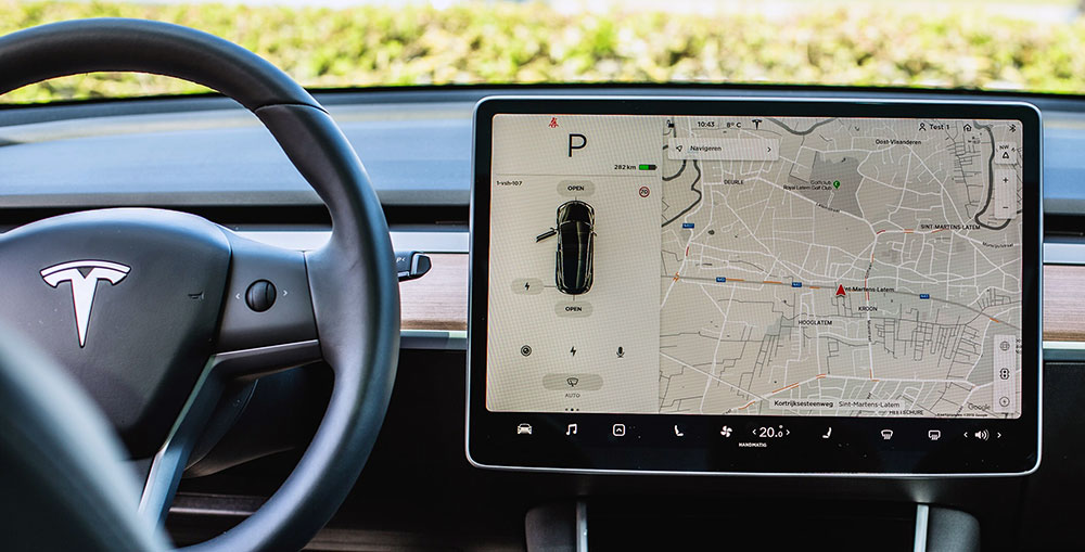car infotainment touch interface
