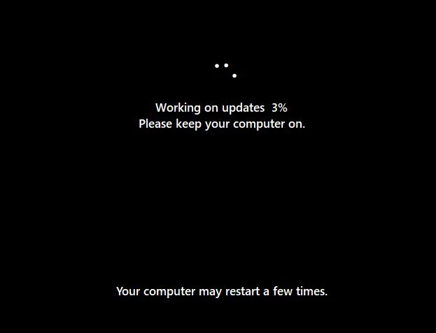 upgrade to windows 11 working on updates