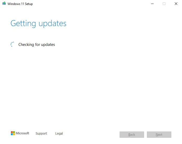 upgrade windows 11 getting updates