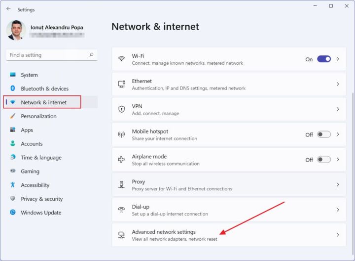 Restart the network adapter to fix connection issues in windows