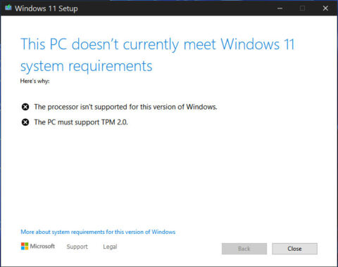 Microsoft Allows You To Skip Some Requirements And Upgrade To Windows ...