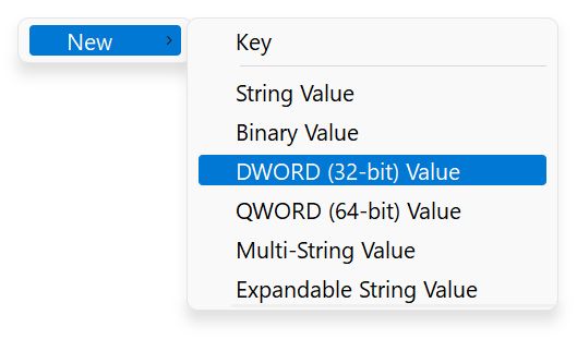 windows registry add value