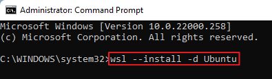windows wsl install distro