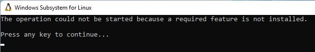 windows wsl required feature missing