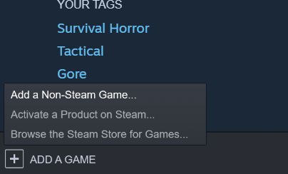 add non steam game to library