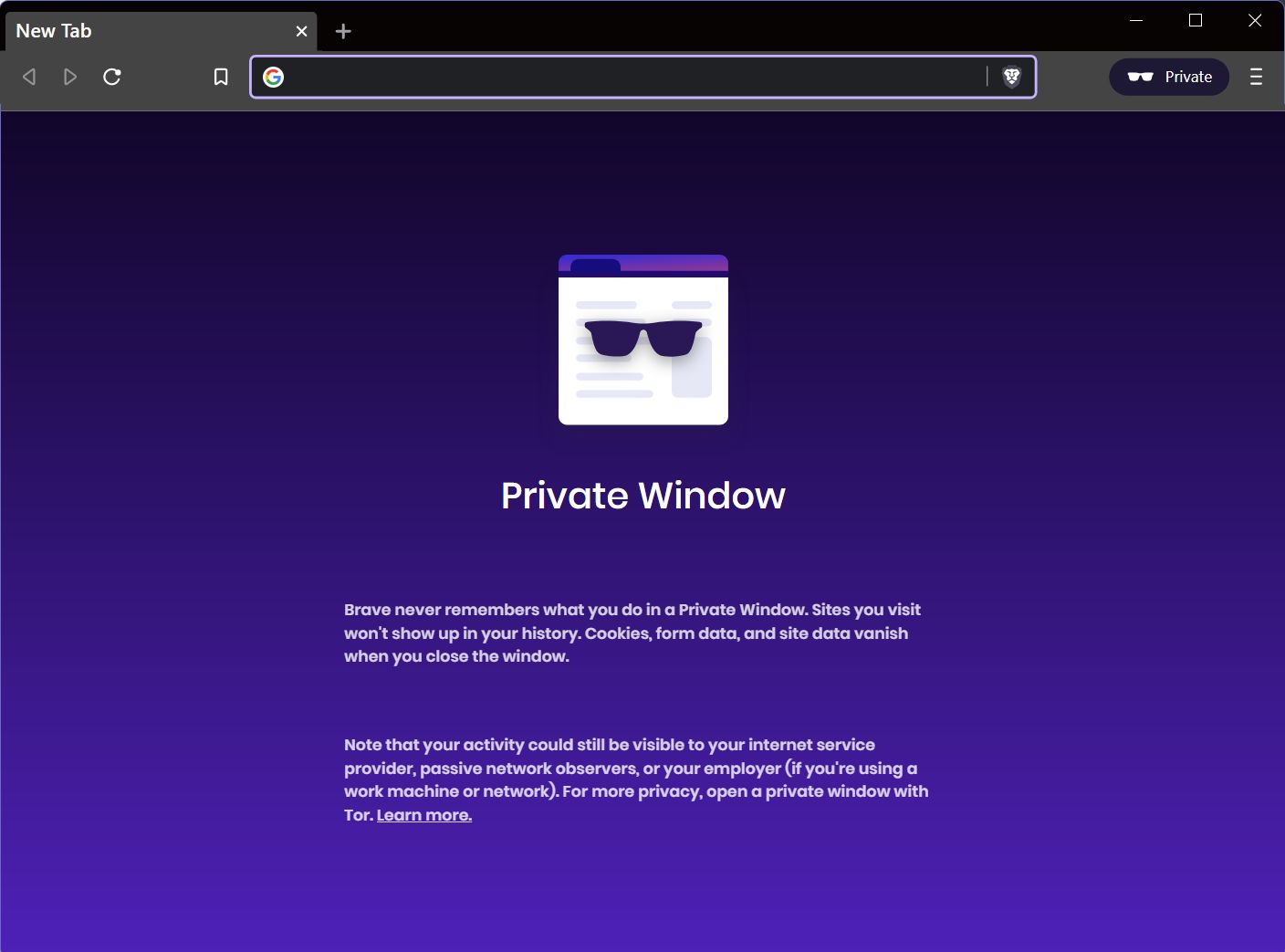 browser private window