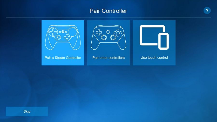 steam remote play pair controller