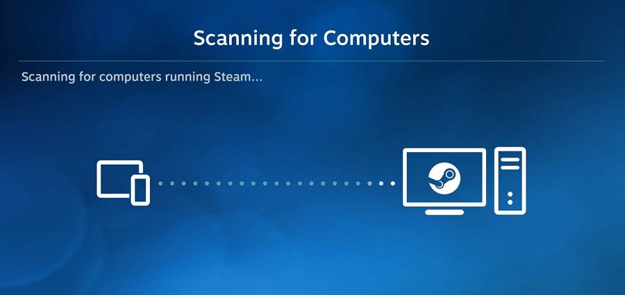 steam remote play scanning for computer