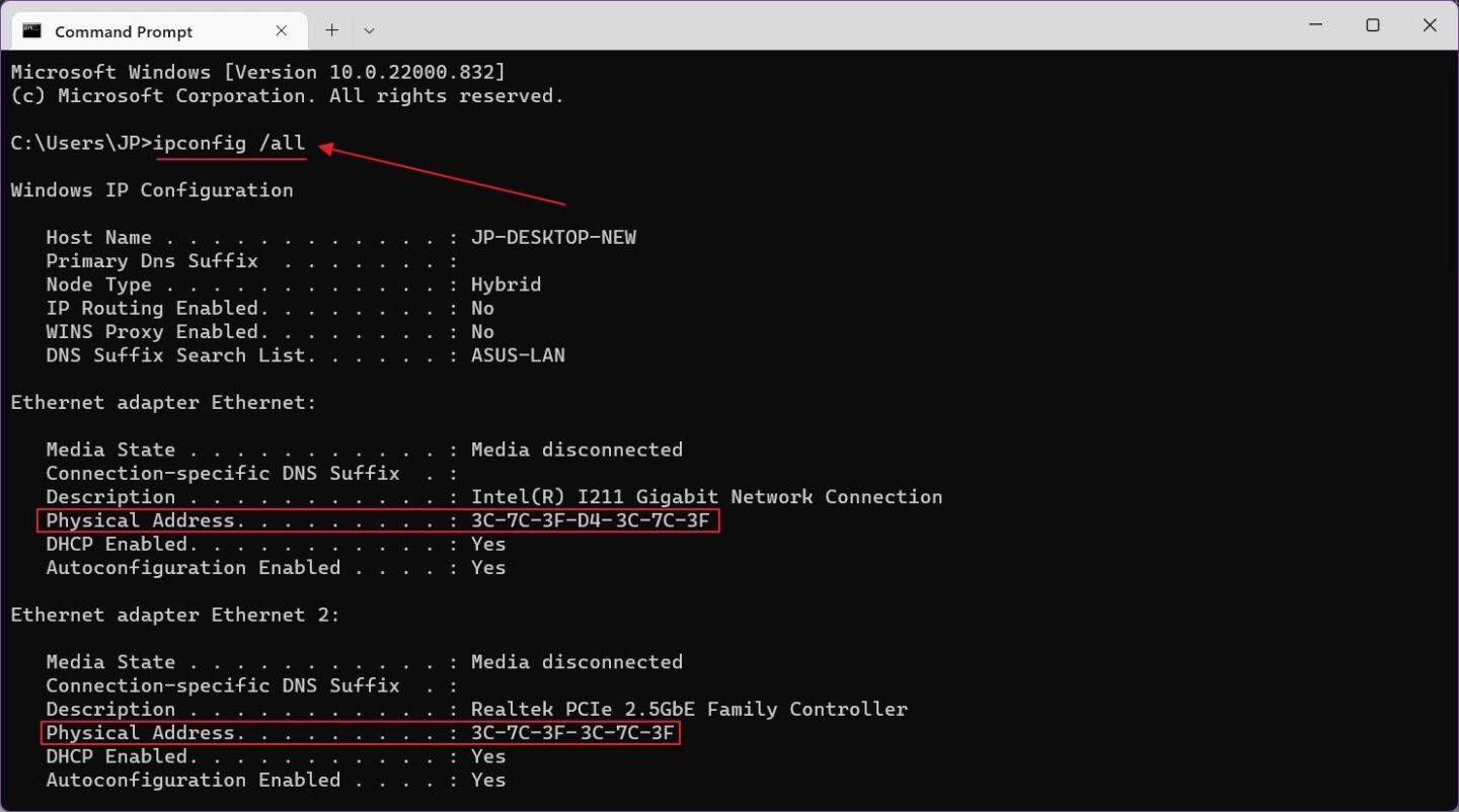 8 Quick Ways to Find the MAC Address of Your Network Card in Windows