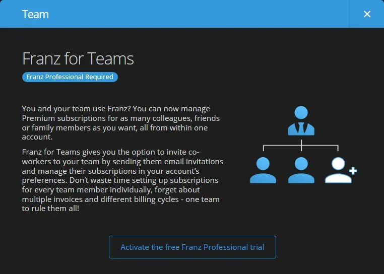franz para equipos