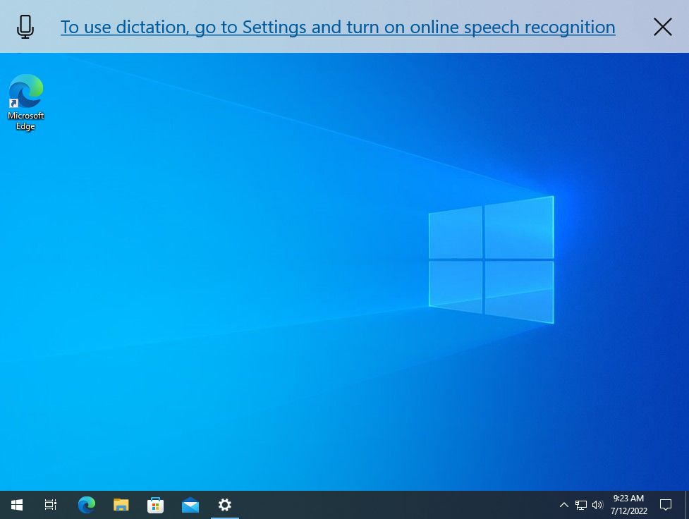 windows 10 turn on online speech recognition