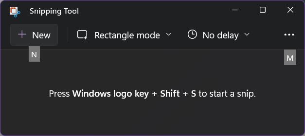 windows snipping tool