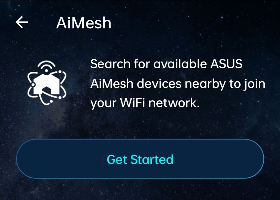 asus router app add node get started