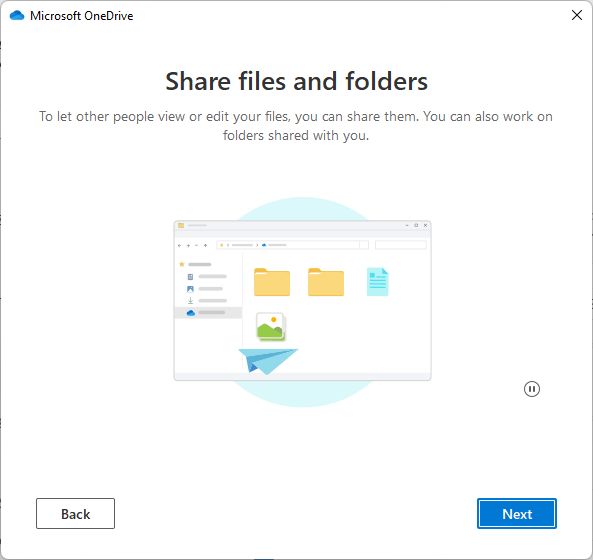 onedrive share files and folders