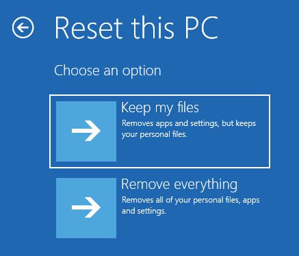 recuperar windows solucionar problemas restablecer pc conservar archivos