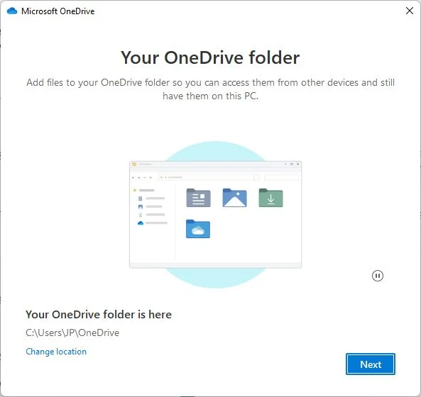 windows your onedrive folder