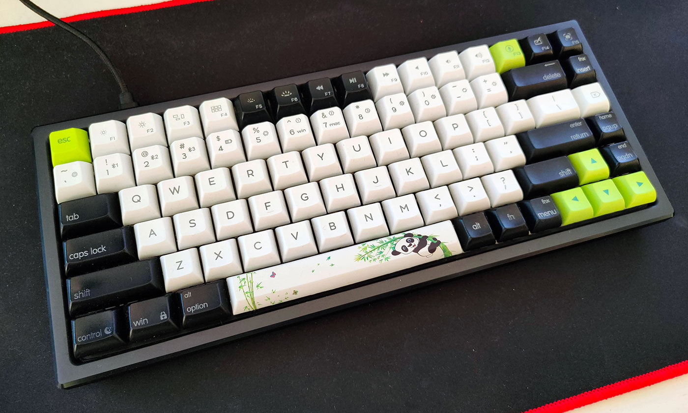 75 Prozent Layout mechanische Tastatur