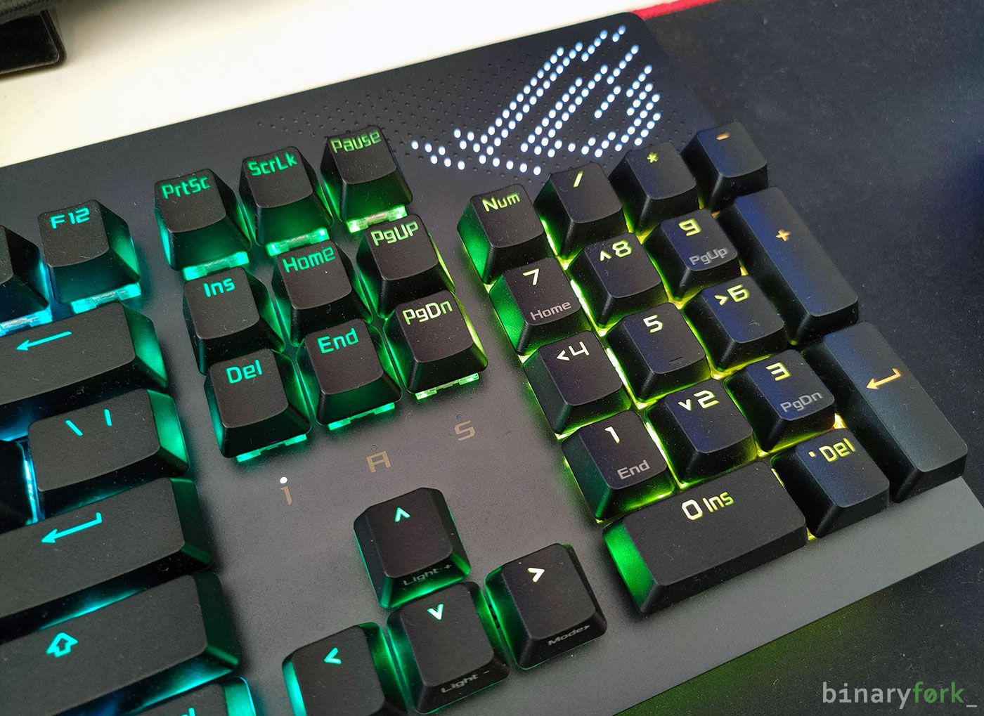 ASUS ROG Strix Flare II Animate numpad