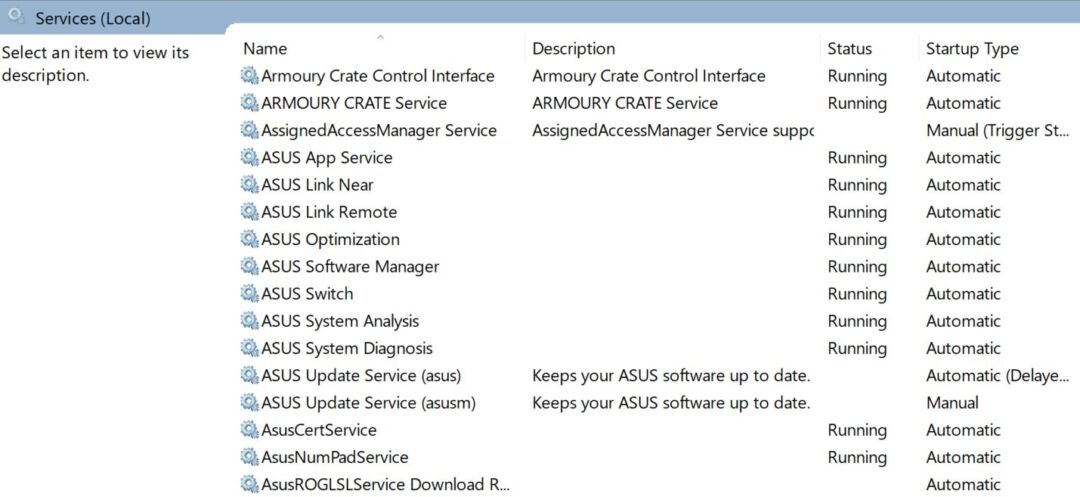 ASUS Armoury Crate Review Software Can Ruin Good Hardware   Asus Armoury Crate Running Services 1080x497 