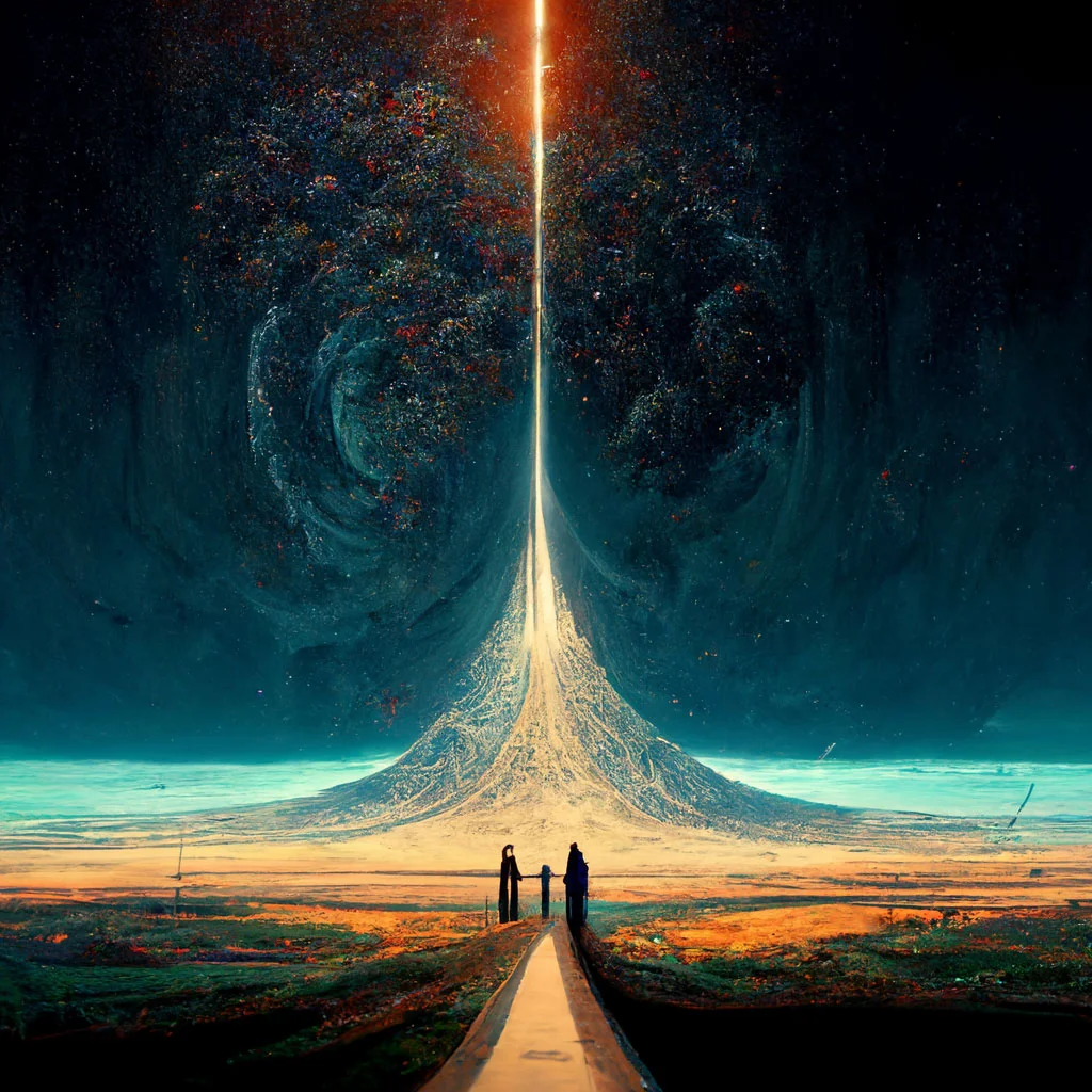 midjourney l'inizio di un universo parallelo