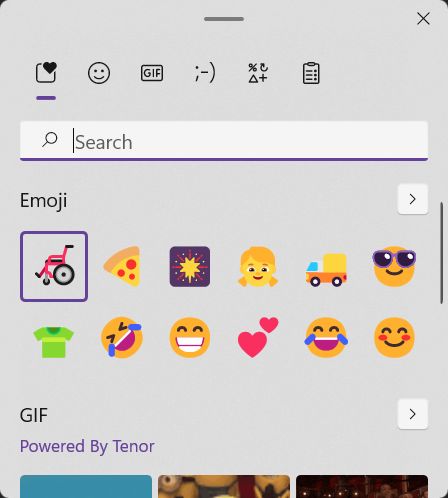 windows 11 teclado emoji usado recientemente