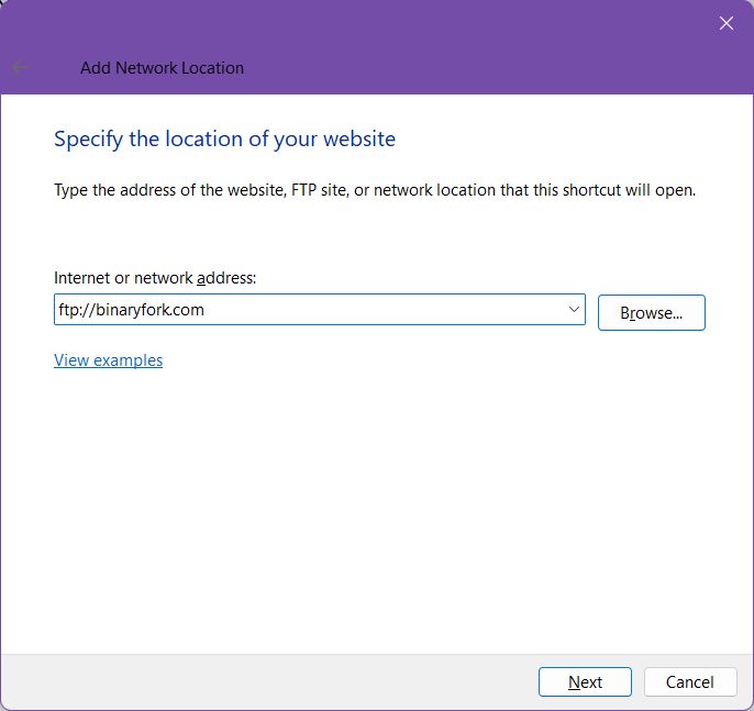 Windows Add Network Location Ftp Share 