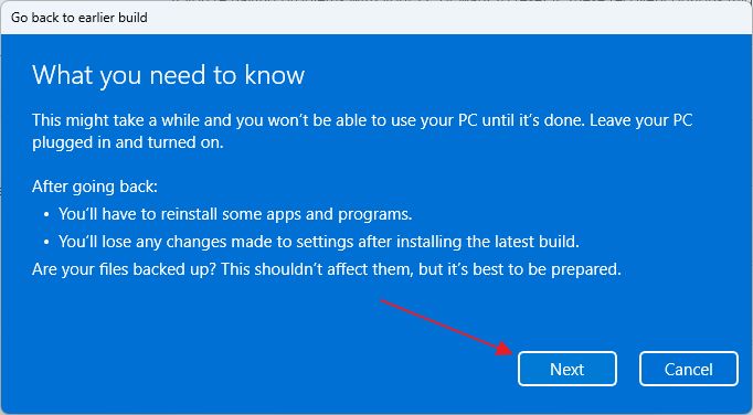 windows recovery go back earlier build what you need to know