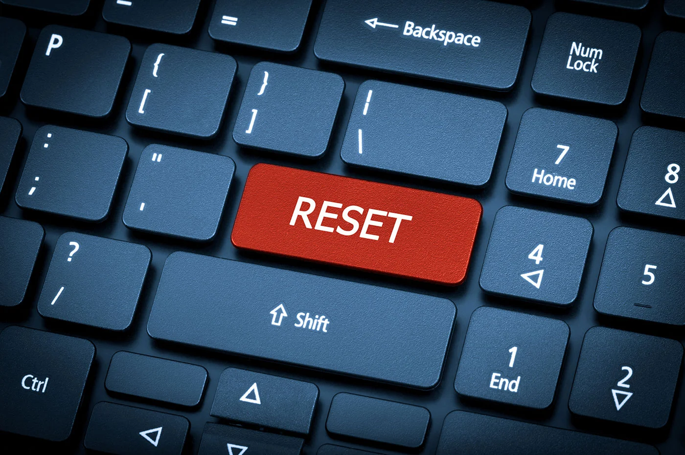 reset button keyboard