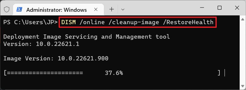 Servicio de imágenes de despliegue y comando de gestión