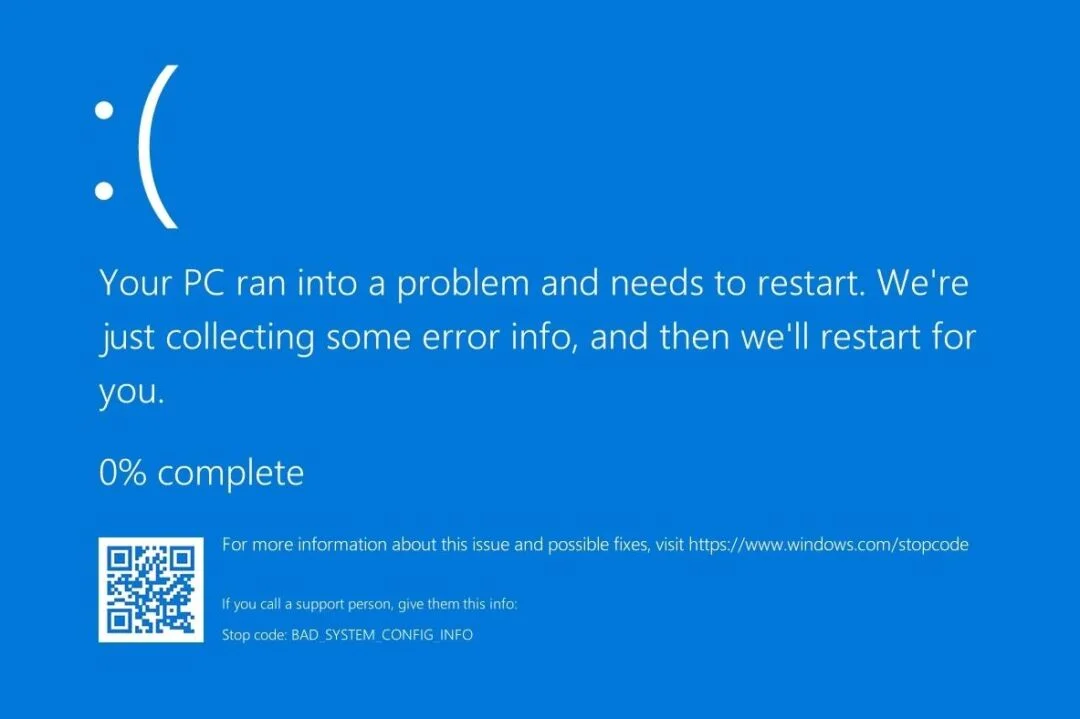 Windows'ta Kötü Sistem Yapılandırma Bilgisi Mavi Ekran Hatası Nasıl Giderilir