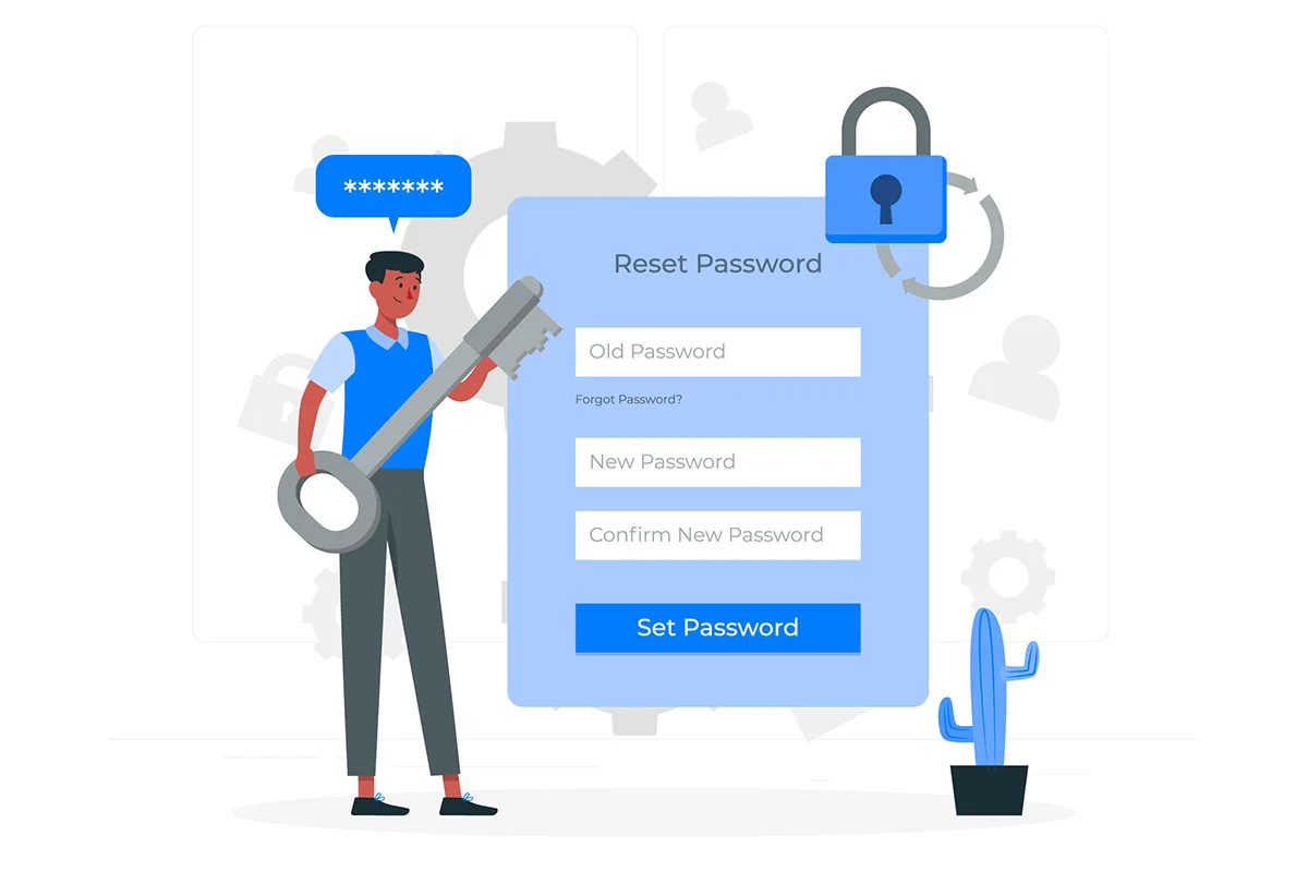 reset account password