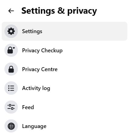 facebook settings and privacy settings