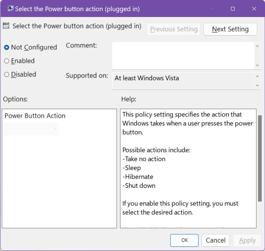local group policy editor configure policy