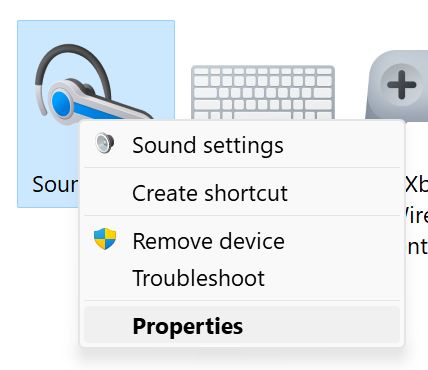 bluetooth device properties