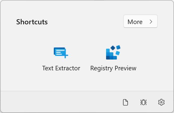 power toys shortcuts